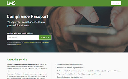 NHS Compliance Passport